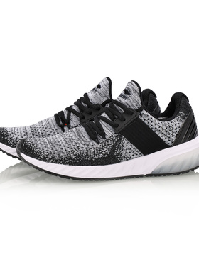 中国李宁女子休闲鞋耐磨减震支撑一体织鞋时尚运动鞋AGLN044