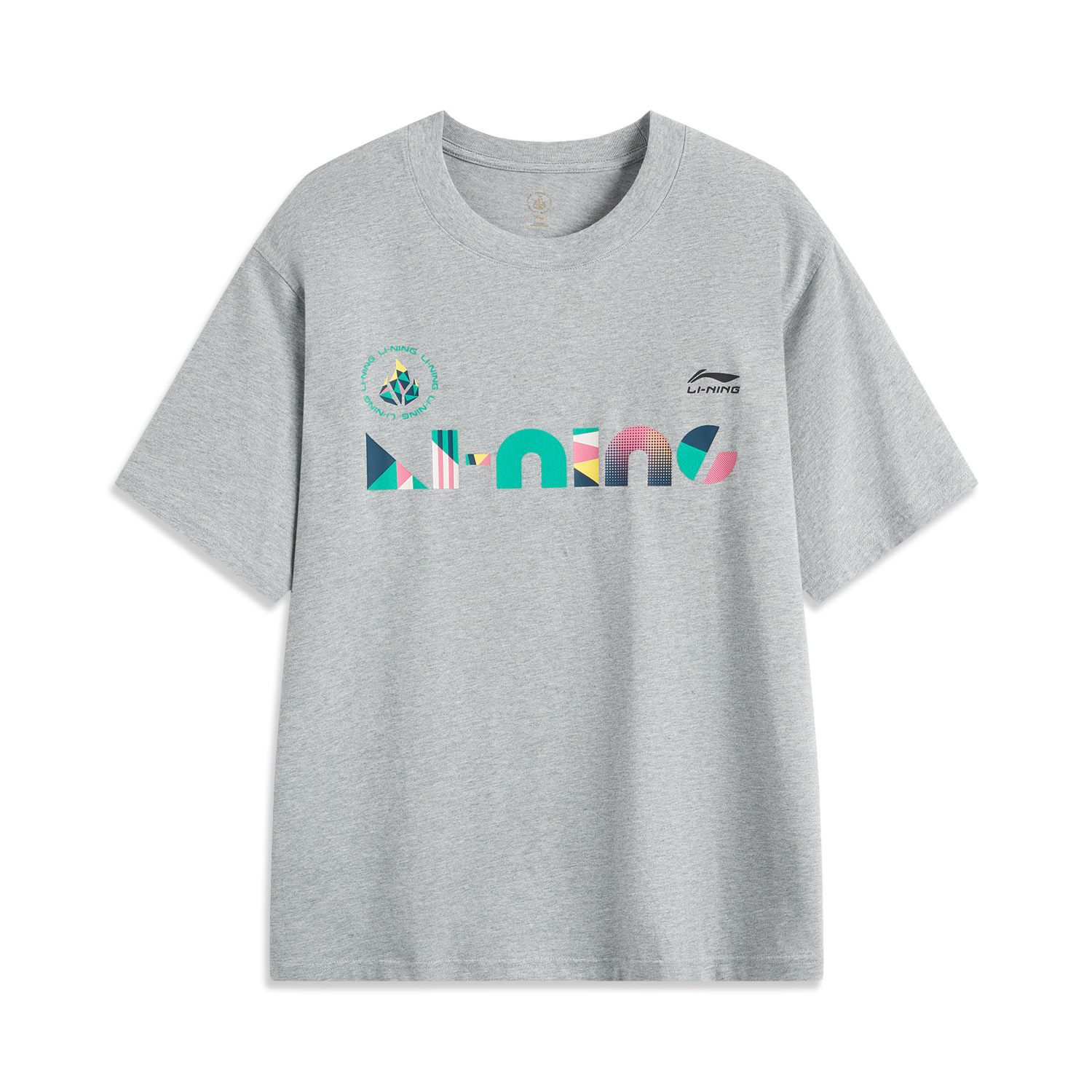 李宁短袖男女同款T恤文化衫征荣