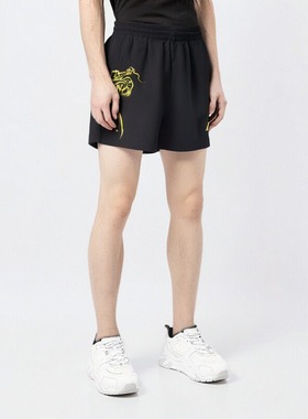 中国李宁2024夏季乒乓男子速干凉爽比赛裤潮流透气短裤AAPR363