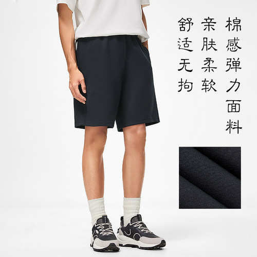 李宁夏季新款舒适休闲运动短卫裤