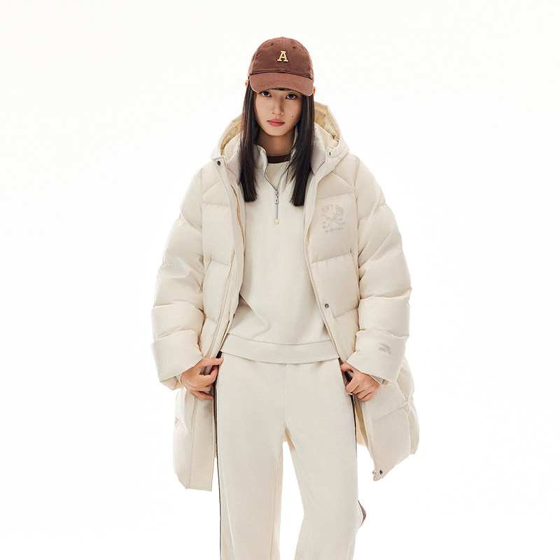 安踏冬季女子户外时尚运动羽绒服