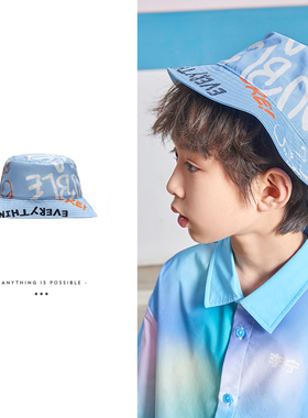 中国李宁正品X跳跳虎系列男女大童防晒遮阳运动渔夫帽YMYS027