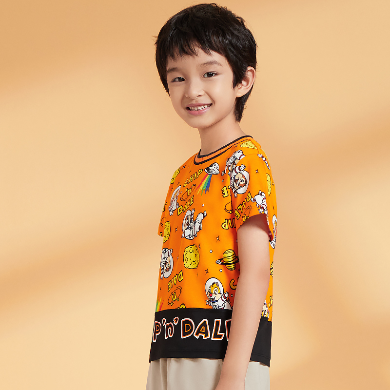 李宁圆领短袖透气T恤宽松舒适