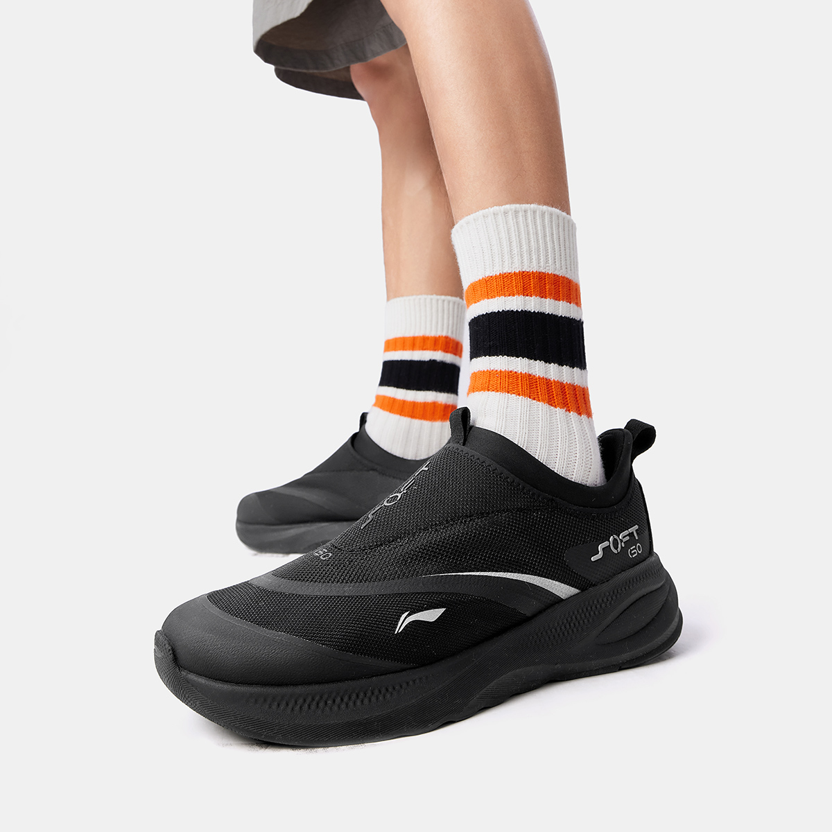 李宁秋季男子户外时尚休闲运动鞋