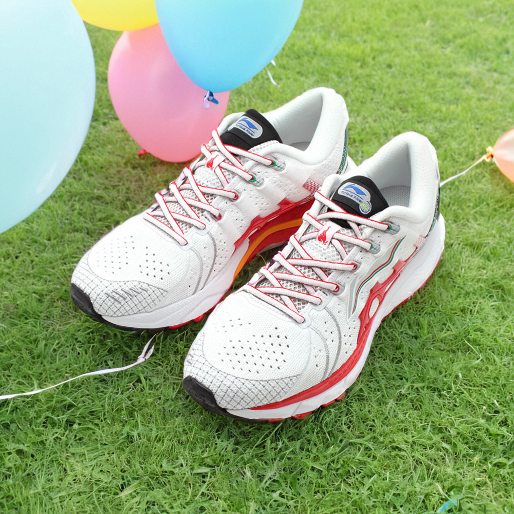 李宁烈骏4女子减震缓震运动跑鞋