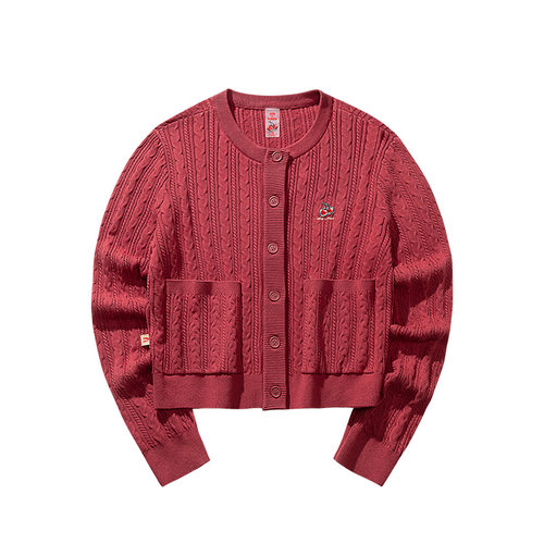 安踏女子户外时尚休闲运动毛衫