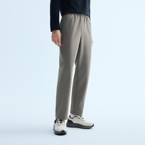 安踏秋季男子轻暖绒梭织运动长裤