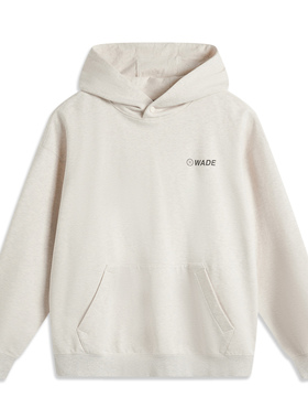 Lining/李宁冬季新款韦德系列男子户外宽松套头连帽卫衣AWDV043