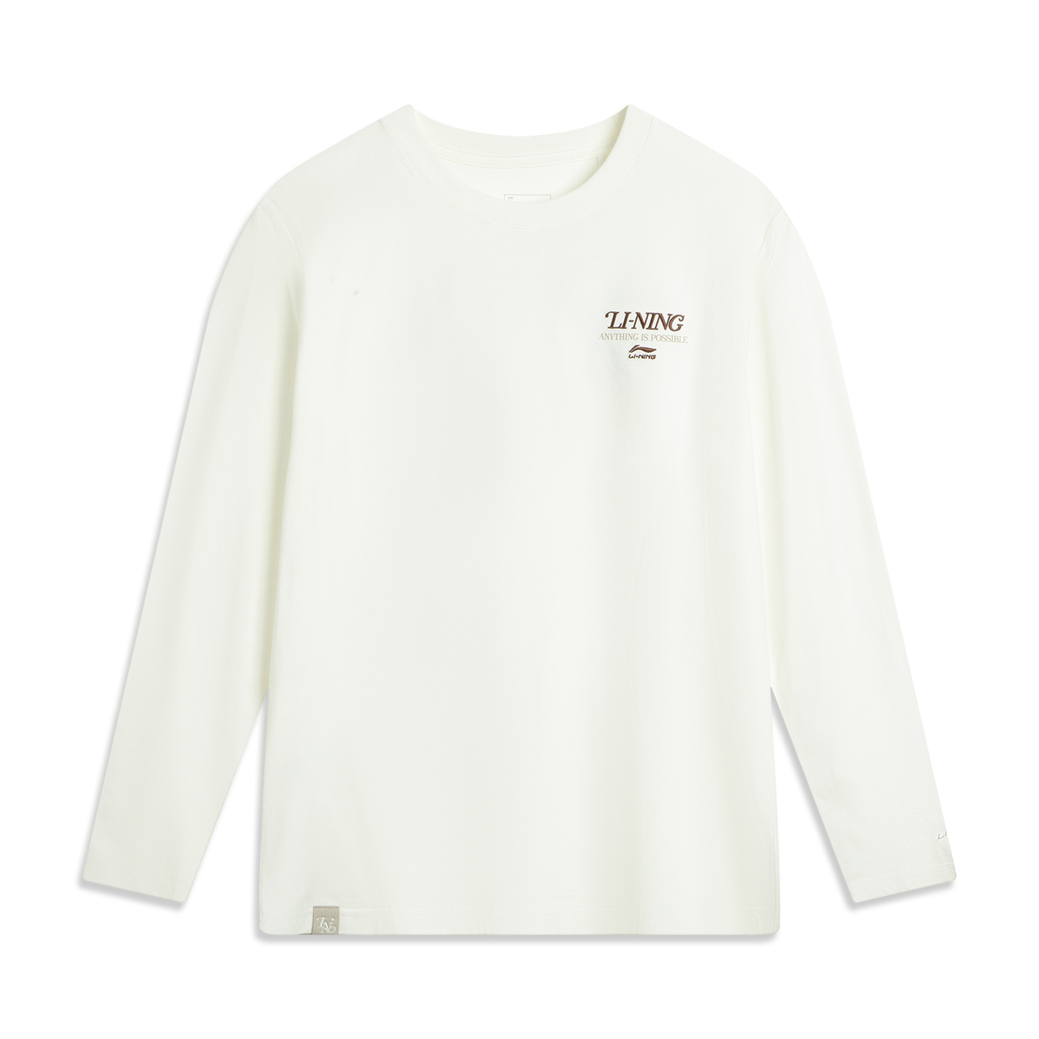 李宁秋季男子户外运动长袖文化衫