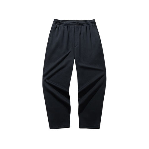 安踏秋季男子密暖绒针织运动长裤