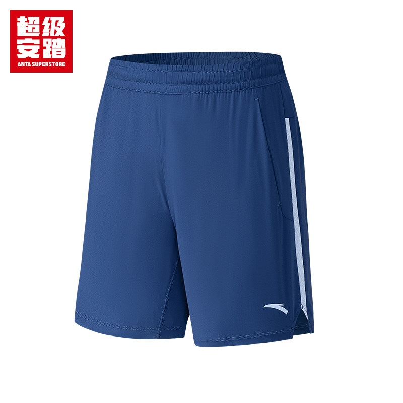 安踏运动男暴汗速干运动五分裤