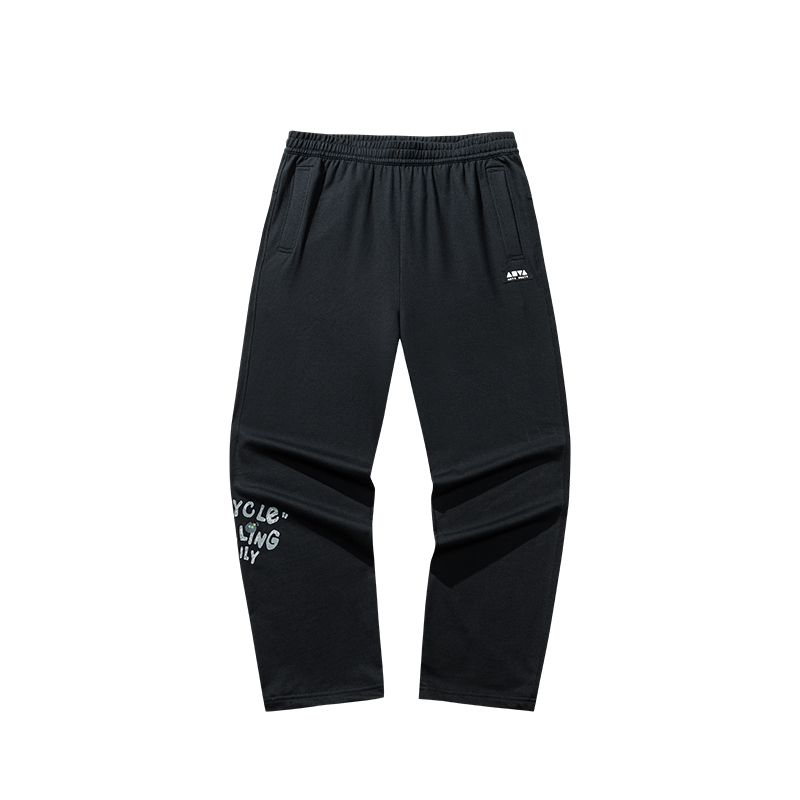 安踏秋季男女款户外针织运动长裤