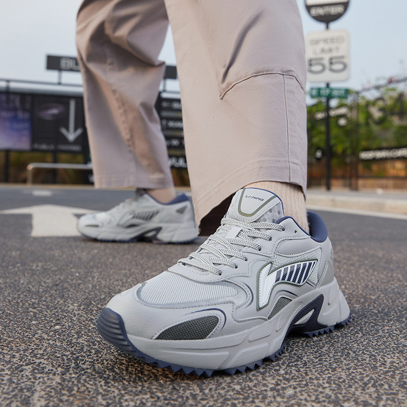 中国李宁正品男子复古拼色减震透气休闲鞋运动舒适跑步鞋ARLS025,运动鞋new,跑步鞋,淘宝优惠券,粉丝福利购,淘宝优惠卷