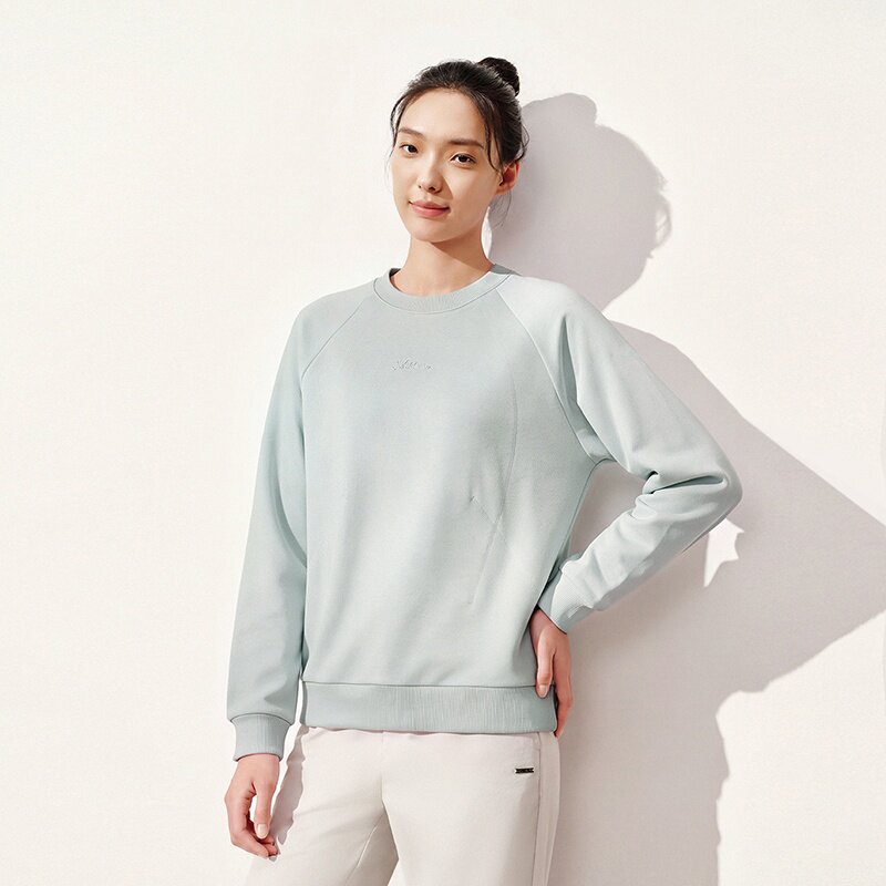 安踏综训系列女加绒保暖运动卫衣