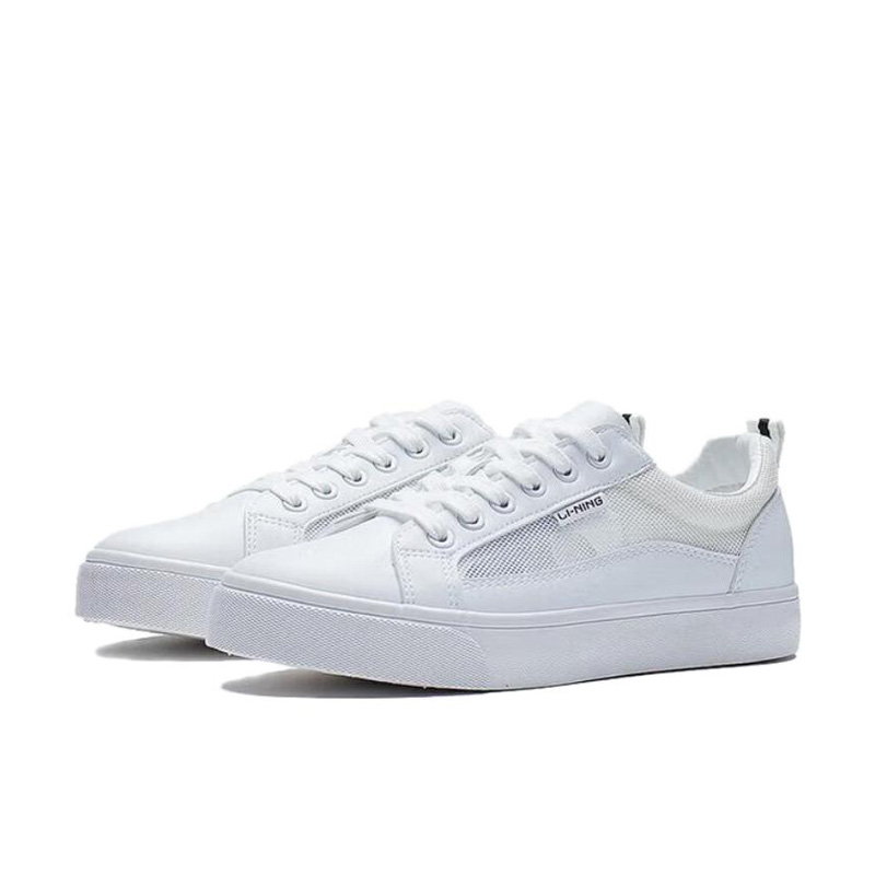 李宁女款减震系带防滑休闲鞋透气