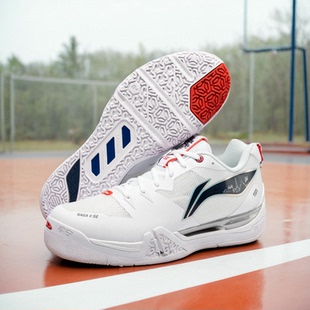 中国李宁新款羽毛球鞋贴地飞行2SE男女同款耐磨防滑运动鞋AYZU001