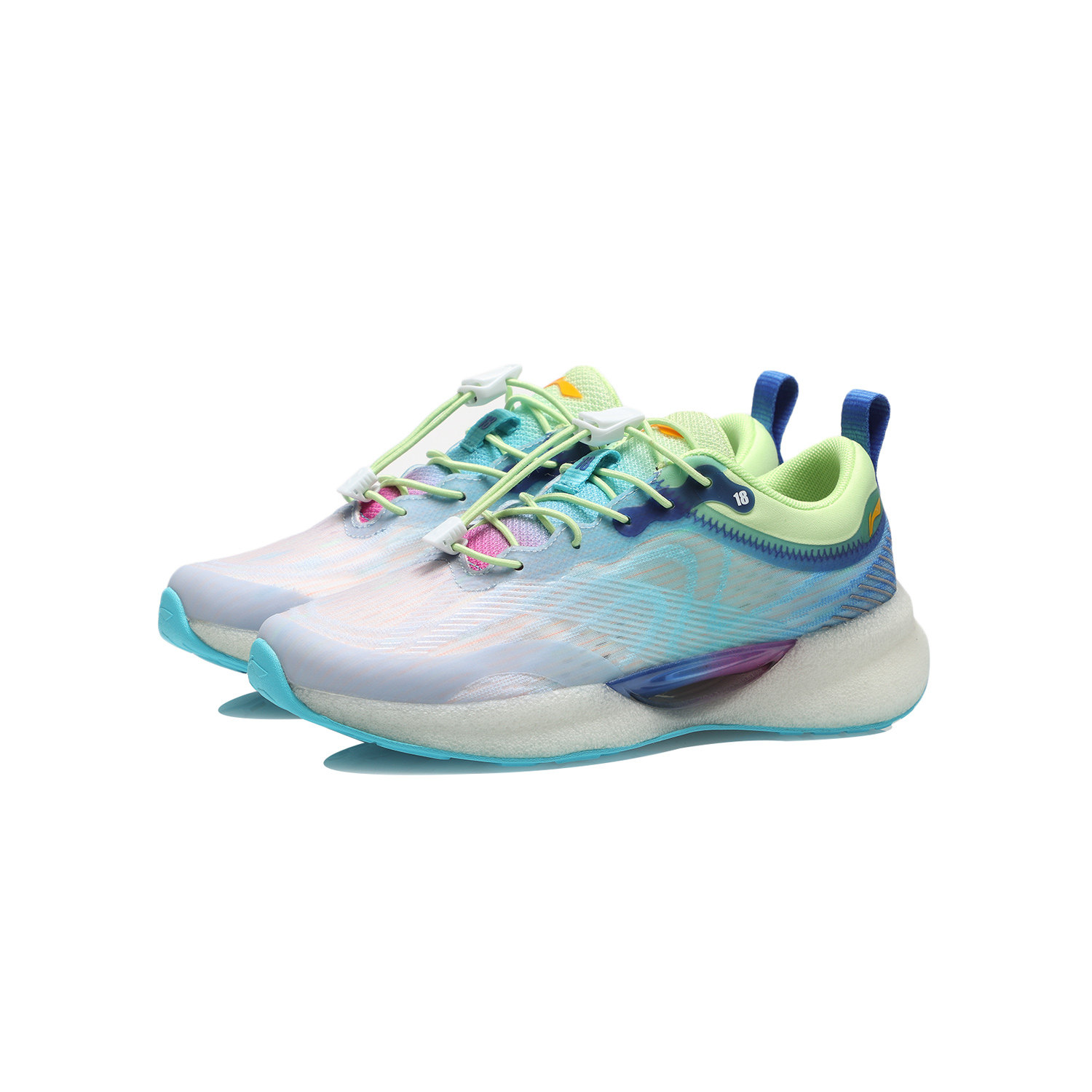 中国李宁跑步鞋男大童体育跑鞋超轻18青少版时尚运动鞋ykfr046