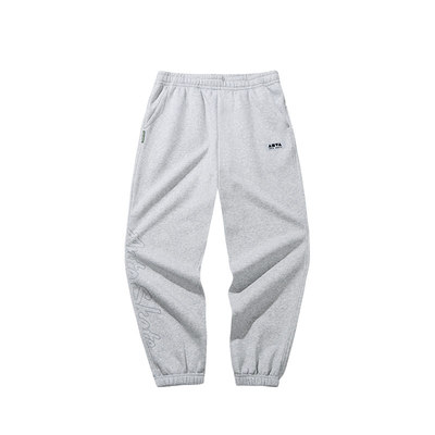 安踏秋季男子户外针织运动长裤