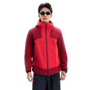 Lining/李宁CF溯｜男子加绒保暖防泼水三合一运动风衣套装AWBW017