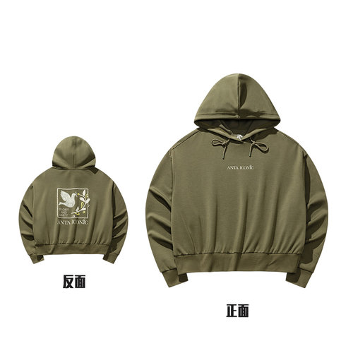 安踏生活系列女子连帽舒适卫衣