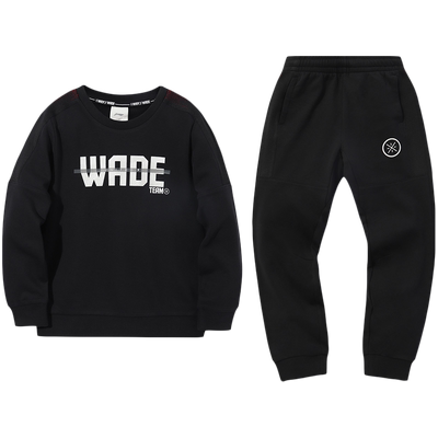 李宁韦德儿童两件春秋冬保暖套装