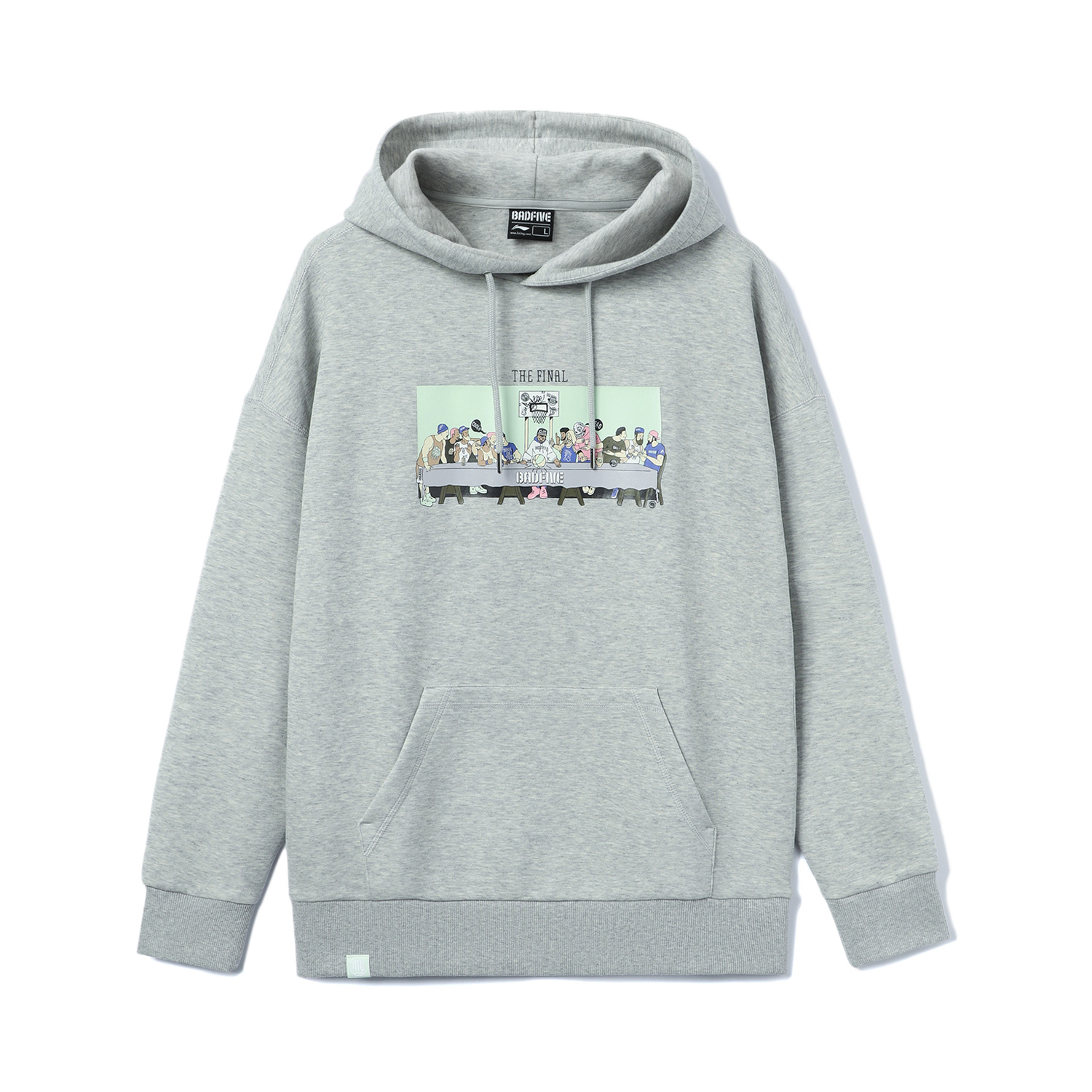 李宁反伍男子连帽运动休闲卫衣