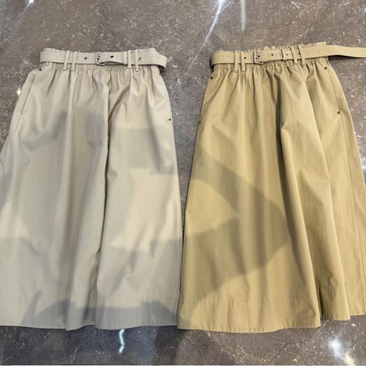 田園牧歌|奢牌同源棉休閑通勤設(shè)計(jì)感腰帶A字半裙