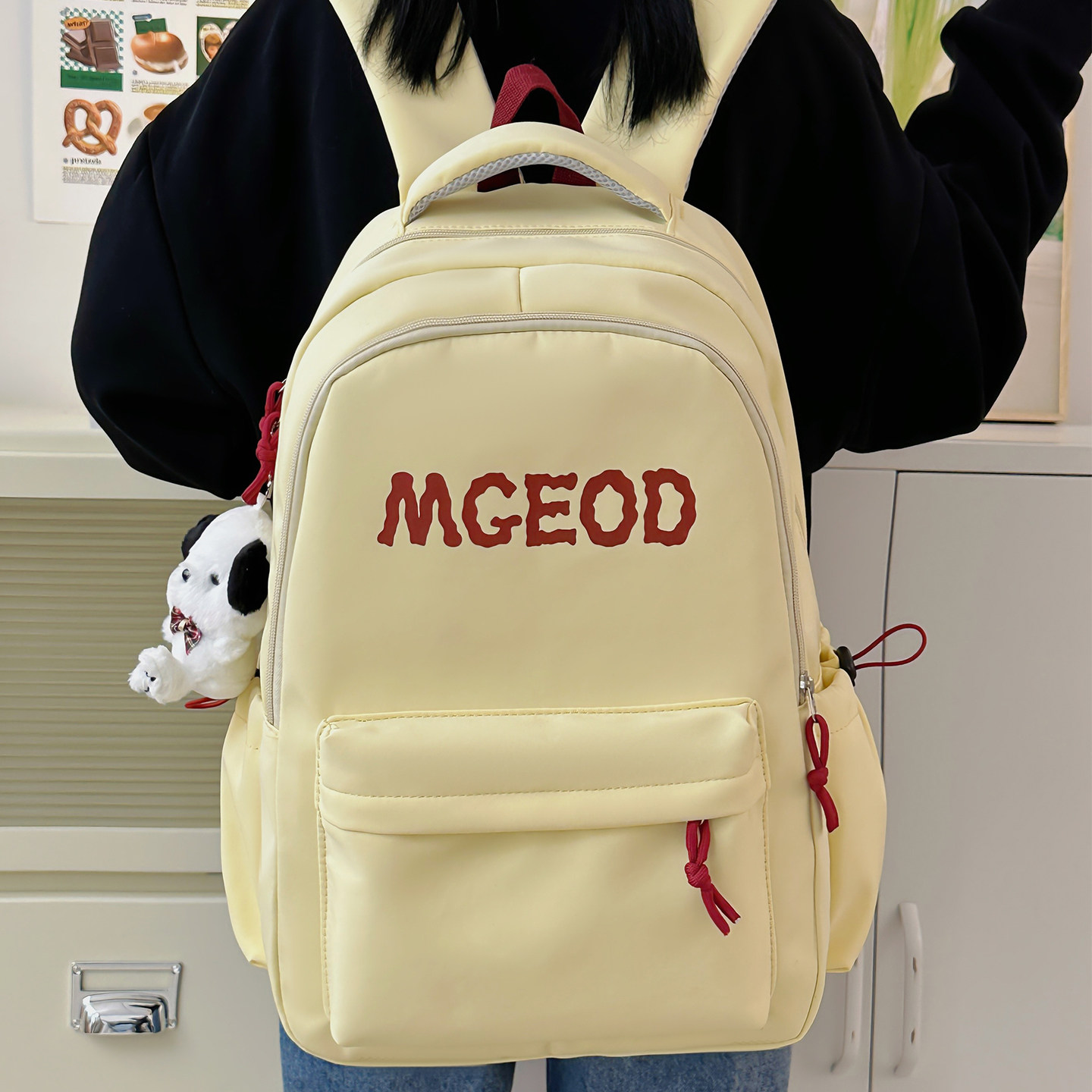 ins高颜值少女心双肩背包