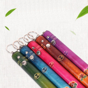 * 三弦朗月 牛皮 扬琴琴竹筒 扬琴键子筒小号 中号 大号