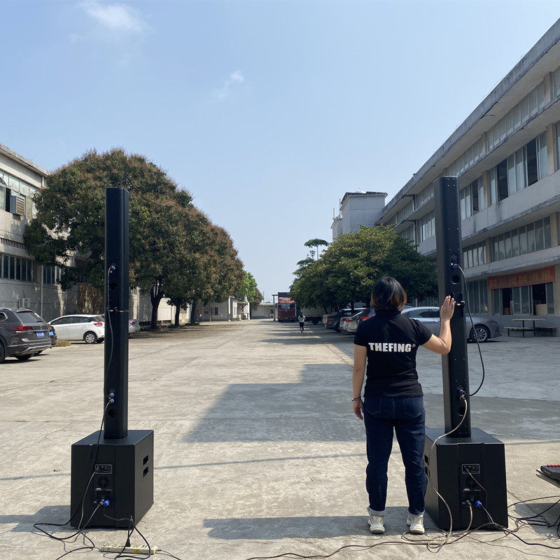 驿丰有源音柱音箱低音炮一体式会议婚庆演出上门安装整套15寸18寸