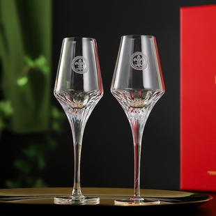 手工水晶玻璃酒杯香槟路易十三人头马光之赞礼礼盒高脚杯干邑品鉴