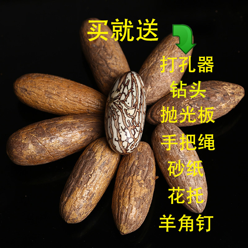 千眼菩提子大果霸王果胖果精品 白果绿果红果文玩手把件毛衣吊坠