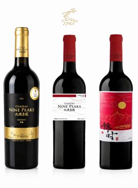 九顶庄园国产干红葡萄酒750ml