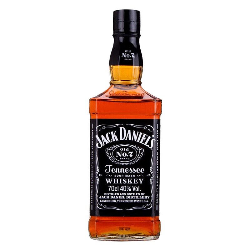 Jack Daniels杰克丹尼 美国天纳西洲 威士忌进口洋酒700ml/瓶