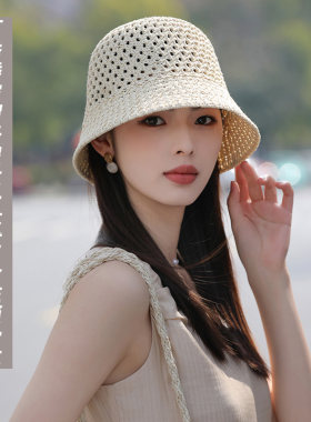 帽子假发夏季镂空帽波波头锁骨发