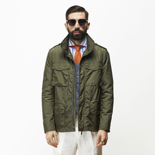 春夏高级超轻防水旅行可收纳复古M65多口袋军款 外套风衣夹克