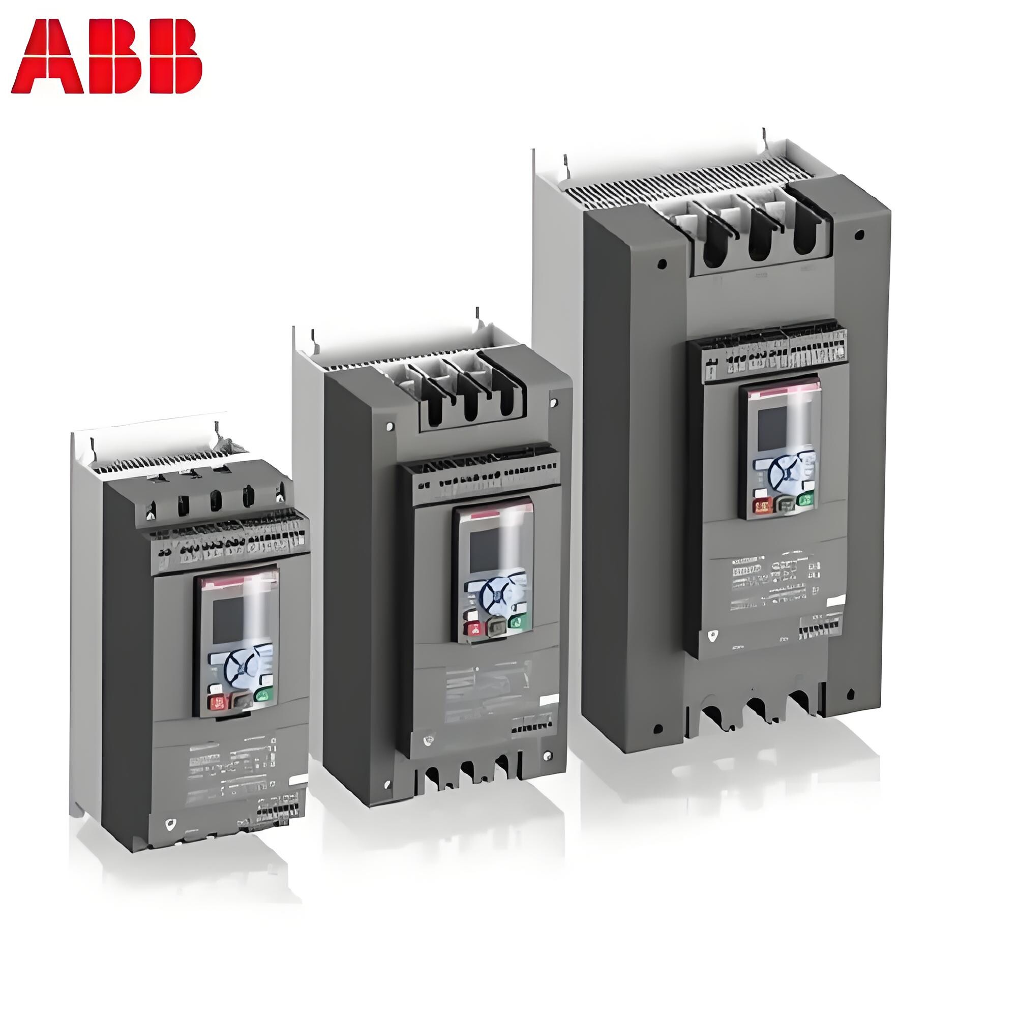 ABB软启动器PSTX105/142/470/370-600-70三相电机软起动重载启动