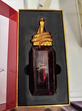 CL路铂廷萝卜丁黑金珍藏高定香水灵蛇王子月下猎鹰鎏金圣甲 90ml