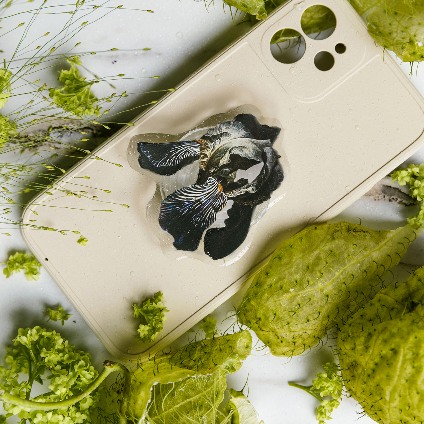 手机气囊支架花花桌面可折叠懒人