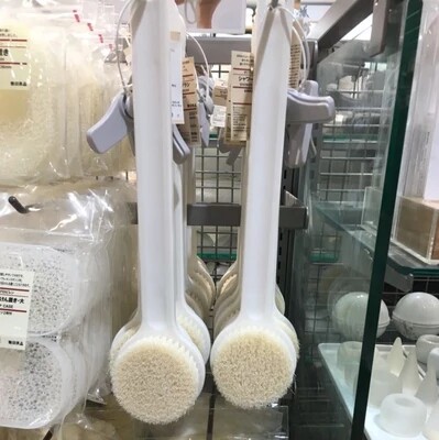 搓背刷子良品日本洗澡刷子软毛