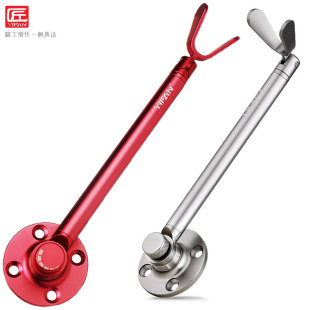 一帆精工炮台鱼竿架杆后挂钓鱼支架天线轻合金万向可定位竞技炮台