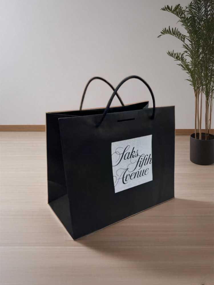 新款:美单3款大中小号进口美卡纸袋很色礼品袋手提袋服装袋