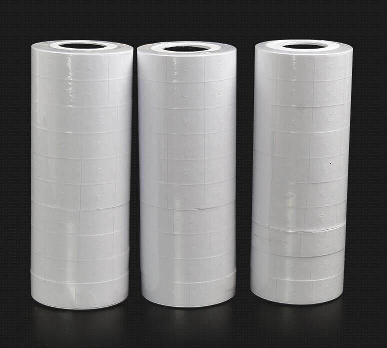 双排打价纸型号MX-6600用于超市 打价机不干胶白色打码机贴纸包邮