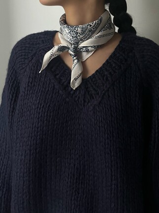 韩系ins复古腰果花小方巾女纯真丝小丝巾女百搭春秋款装饰领巾