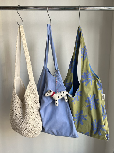 韩系慵懒风复古碎花帆布包2025新款帆布大容量单肩学生通勤托特包