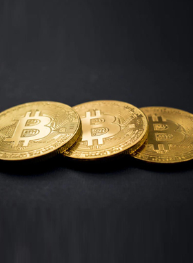 Bitcoin 金币BTC实物硬币比特B美元世界钱币外币数字金币创意礼物