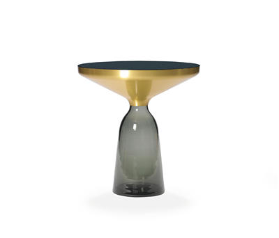 艺美之家Bell coffee table手工色彩透明玻璃铃铛茶几角几边几
