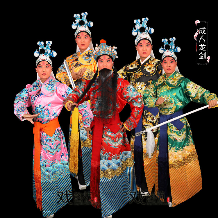 精选制作演出皇帝武将戏服
