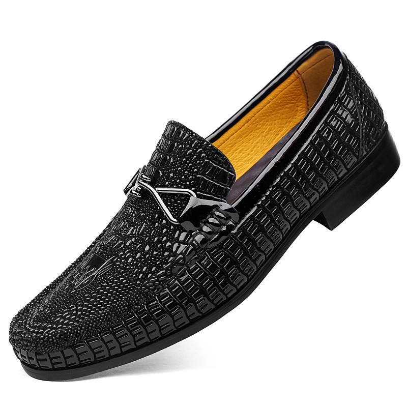 潮流轻奢高档休闲商务正装头层36牛皮时尚大码跨境高端休闲皮鞋47