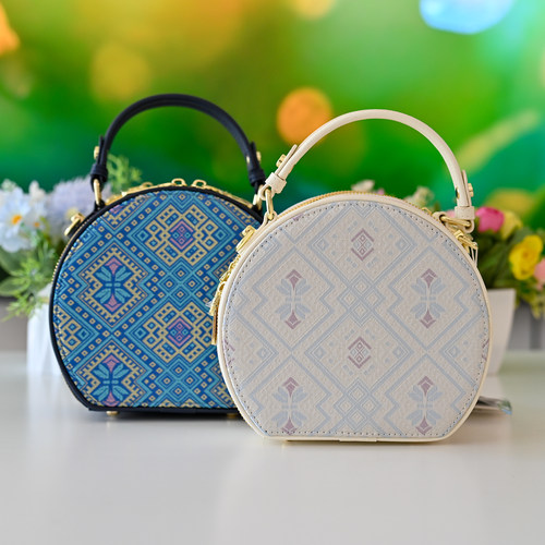 新中式壮锦文创女包商务礼品